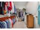 Spacious walk-in closet featuring ample hanging and shelving space for organized storage at 2758 N 170Th Ave, Goodyear, AZ 85395