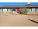 View of the front exterior of the home at 7617 E Thunderbird Rd, Scottsdale, AZ 85260