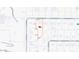 Image displays a map of the property lines for the home, showing nearby street names at 7617 E Thunderbird Rd, Scottsdale, AZ 85260