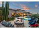 Relaxing backyard retreat with firepit and private pool at 11036 E Evans Rd, Scottsdale, AZ 85255