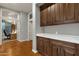 Traditional built-in cabinet with granite countertops and decorative pulls at 11036 E Evans Rd, Scottsdale, AZ 85255