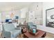 Open living space with modern furnishings and stairs leading to other floors at 1901 W Mulberry Dr, Chandler, AZ 85286