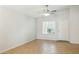 Neutral room with tile flooring, a ceiling fan, and a bright window at 20218 N 33Rd Pl, Phoenix, AZ 85050