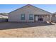 Large backyard with a blank canvas for a personalized outdoor oasis at 25606 N 154Th Ln, Surprise, AZ 85387