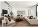 Bright living room with hardwood floors, stylish furniture, and neutral decor at 10220 N 66Th St, Paradise Valley, AZ 85253