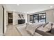 Bright main bedroom with a walk-in closet, ensuite bathroom, and pool view at 1955 E Greenway Rd, Phoenix, AZ 85022