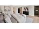 Light-filled main bedroom boasts a walk-in closet and neutral decor at 1955 E Greenway Rd, Phoenix, AZ 85022