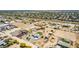 Scenic aerial shot of homes featuring large lot sizes in a charming desert community at 28213 N Holly Rd, San Tan Valley, AZ 85143