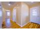 Bright entryway featuring hardwood floors, recessed lighting, and a decorative glass front door at 37567 W Roosevelt St, Tonopah, AZ 85354