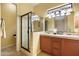 Bathroom features double sinks and a stand-up shower at 6959 E Red Hawk Cir, Mesa, AZ 85207