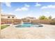 Large backyard pool and spa area, ideal for entertaining and relaxation at 8615 S 45Th Gln, Laveen, AZ 85339