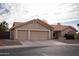 Single Gathering home featuring a neutral color palette, two-car garage and tile roof at 1119 S Presidio Dr, Gilbert, AZ 85233