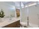 Clean bathroom featuring a glass enclosed shower, chrome fixtures, and neutral colors at 15751 W Pioneer St, Goodyear, AZ 85338