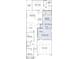 Detailed floor plan showing the layout of the home and Next Gen suite at 15751 W Pioneer St, Goodyear, AZ 85338