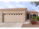 Charming single-story home with neutral stucco, tile roof, and desert landscaping at 2101 S Yellow Wood -- # 22, Mesa, AZ 85209