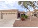 Charming single-story home with neutral stucco, tile roof, and desert landscaping at 2101 S Yellow Wood -- # 22, Mesa, AZ 85209