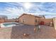 Backyard view of a pool at 3408 W Taro Ln, Phoenix, AZ 85027