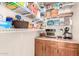 Organized pantry with wire shelving and a countertop with small appliances at 3408 W Taro Ln, Phoenix, AZ 85027