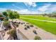 Beautiful backyard view of greenbelt and neighborhood baseball field at 4488 N 155Th Ave, Goodyear, AZ 85395