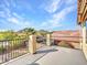 Balcony with mountain views, tiled roof, and wrought iron railings at 5137 W Quail Track Dr, Phoenix, AZ 85083