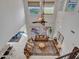 Bright living room boasting high ceilings, a ceiling fan, and natural light at 5137 W Quail Track Dr, Phoenix, AZ 85083