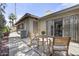 Outdoor patio area with sliding door access and comfortable seating arrangement at 6207 N 10Th Way, Phoenix, AZ 85014