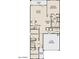 Detailed floorplan illustrating the layout of the home, including bedrooms, kitchen, Gathering room, and garage at 9745 W Agora Ln, Tolleson, AZ 85353