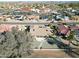 Single story home with manicured desert landscaping, patio, mountain views and community nearby at 13443 W Gable Hill Dr, Sun City West, AZ 85375