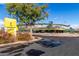 Exterior shot of Hohokam Stadium parking area with stadium entrance at 1505 N Center St # 132, Mesa, AZ 85201