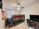 Bedroom features a bunk bed and a desk perfect for studying at 1624 W Minton St, Phoenix, AZ 85041
