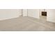 Bright bedroom featuring plush carpeting and a view to a sleek ensuite bathroom at 17426 W Eva St, Waddell, AZ 85355