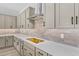 Modern kitchen shows designer countertops and stainless steel appliances at 23161 E Mockingbird Dr, Queen Creek, AZ 85142