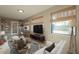 A bright and airy living room with modern decor, lots of natural light, and beautiful furnishings at 25822 S Boxwood Dr, Sun Lakes, AZ 85248