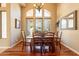 Dining room features a large window with views of the mountains at 3086 N Herrala Way, Apache Junction, AZ 85119