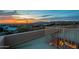 Beautiful sunset and mountain views from the patio of this home at 3086 N Herrala Way, Apache Junction, AZ 85119