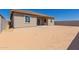 Large backyard space, perfect for landscaping or creating an outdoor oasis with room to entertain at 31476 N Hayweather Ln, San Tan Valley, AZ 85143