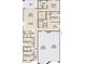 An open concept floor plan featuring 4 bedrooms, 2.5 bathrooms, a great room, and a 3 car garage at 5520 W Hopi Trl, Laveen, AZ 85339