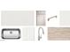 Kitchen design samples featuring white cabinets, quartz countertop, stainless steel faucet and sink, and wood-look flooring at 5520 W Hopi Trl, Laveen, AZ 85339