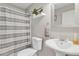 Well-lit bathroom featuring a single sink, vanity mirror, and shower-tub combination, offering both functionality and style at 1145 E Silktassel Trl, San Tan Valley, AZ 85143