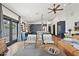 Open-concept living space with a seamless transition into the kitchen at 118 W Palm Ln, Phoenix, AZ 85003