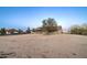 Large, flat dirt backyard perfect for custom landscaping at 12326 N Lang Rd, Florence, AZ 85132