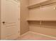 Bright closet with multiple shelves and a white door at 12326 N Lang Rd, Florence, AZ 85132