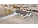 Overhead angle of the beautiful home with desert landscaping, ample parking, and horse facilities at 20438 W Carver Rd, Buckeye, AZ 85326