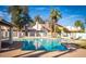 Enjoy the community pool with a splash, offering a refreshing retreat in a lush environment at 2140 E Rosarita Dr, Tempe, AZ 85281