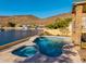 Waterfront pool and jacuzzi offer scenic views at 21666 N 53Rd Dr, Glendale, AZ 85308