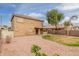 Expansive backyard featuring low-maintenance landscaping with gravel and a small patch of grass at 2551 E Kent Ave, Gilbert, AZ 85296