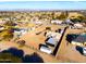 Wide aerial shot showcasing the property's neighborhood at 26631 S Lime Dr, Queen Creek, AZ 85142