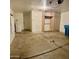 Garage with painted walls, built in cabinets, and laundry hook ups at 2837 W Angela Dr, Phoenix, AZ 85053