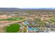 The aerial view captures the community pool, golf course, and residential homes at 29348 N Clear Ridge Rd, Rio Verde, AZ 85263