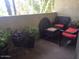 Cozy patio with comfortable seating, perfect for enjoying the outdoors and relaxation at 3302 N 7Th St # 234, Phoenix, AZ 85014